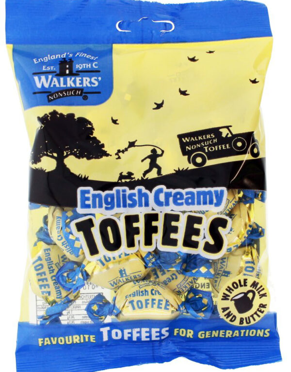 Walkers English Creamy Toffees 150 gram