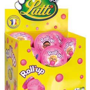 24 stk Lutti Roll Up Tyggegummi med Tutti Frutti Smak