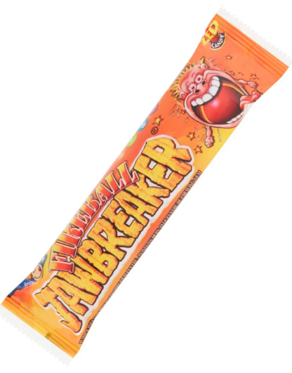 4-pk Zed Jawbreaker med Fireball Smak og Kjerne av Tyggegummi