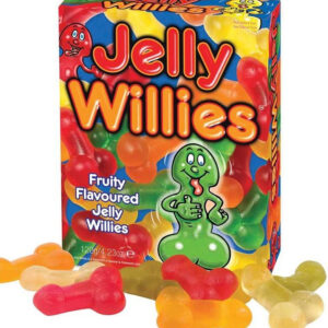 Eske med Jelly Willies - Penisformet Vingummi 120 gram