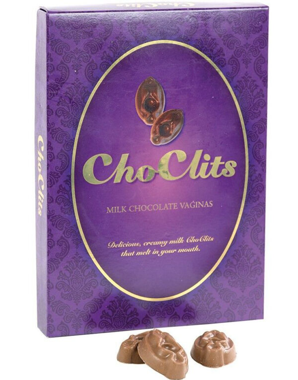 ChoClits - Konfekteske med Vaginaformede Sjokoladebiter