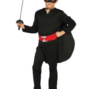 Zorro Barnekostyme 6 Deler