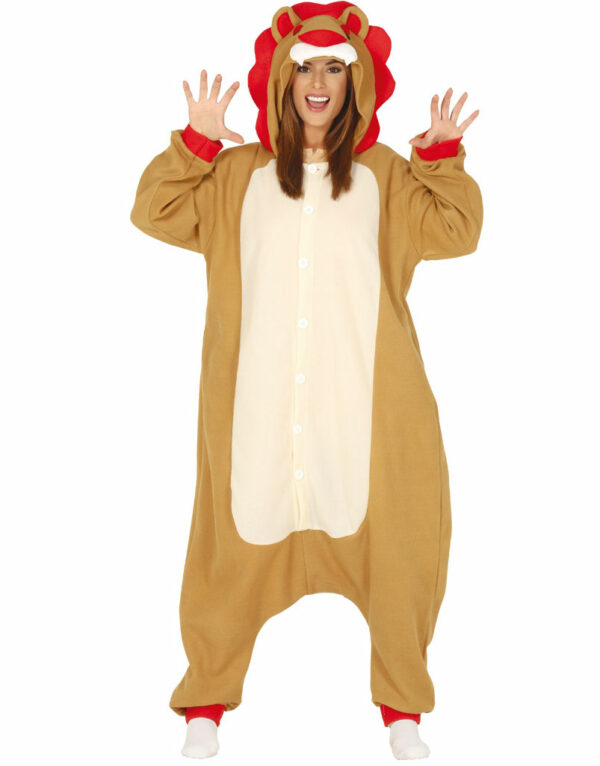 Løve Kigurumi Unisex Kostyme