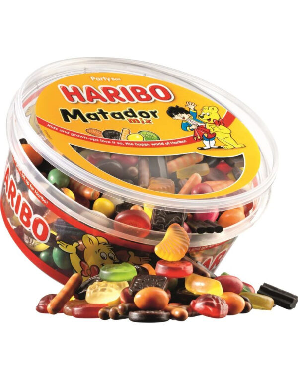 1 kg Haribo Matador Mix - STOR BOKS