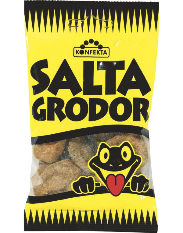 Salta Grodor / Salte Frosker Harde Lakriskarameller 65 gram