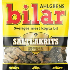 Ahlgrens Biler Saltlakris 100 gram Skumgodteri