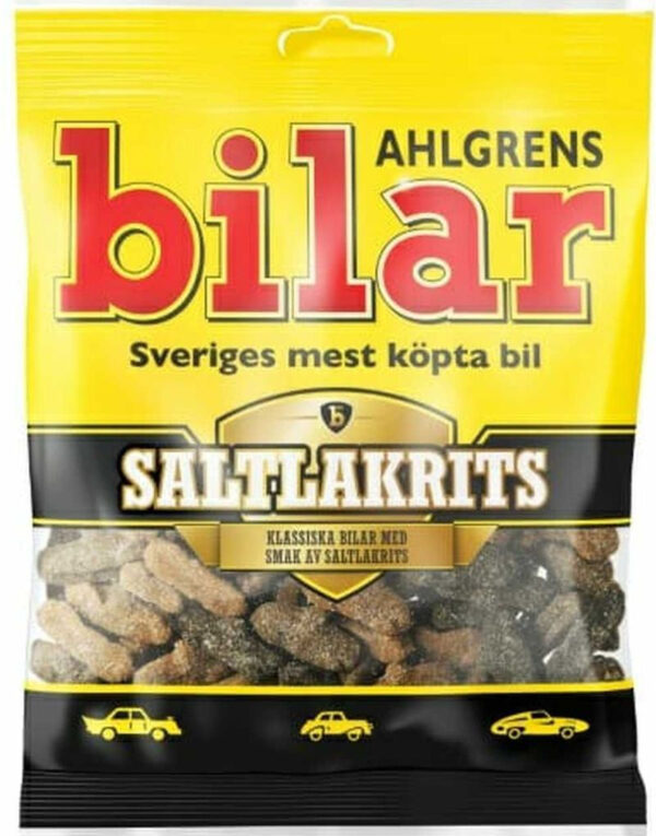 Ahlgrens Biler Saltlakris 100 gram Skumgodteri