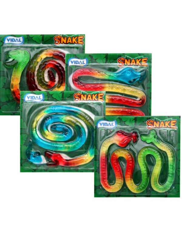 1 Meter Vidal Snake / Gelegodteri (assortert)