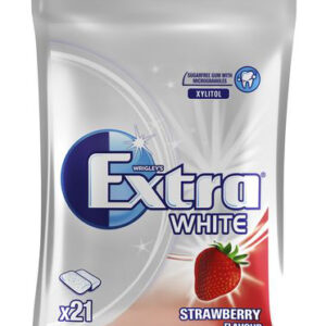 Extra White Strawberry 29g - Selvlukkende pose