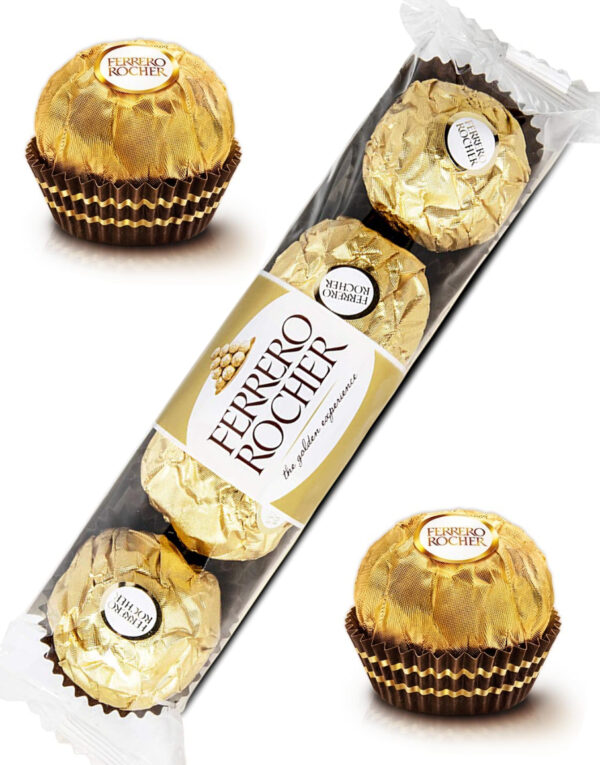 4 pack Ferrero Rocher Sjokoladekonfekt 50g