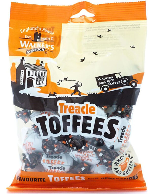 Walkers Treacle Toffees 150 gram