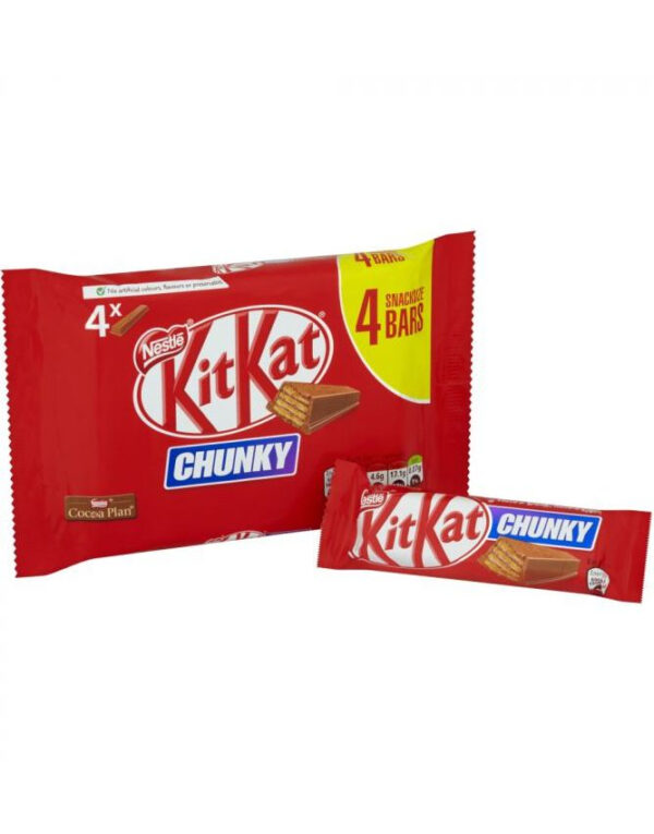 4-pakning KitKat Chunky Sjokolade 128 gram