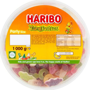 1 kg Haribo Tangfastics Boks - Party Size
