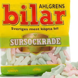 Ahlgrens Sursukret Biler 100 gram Skumgodteri