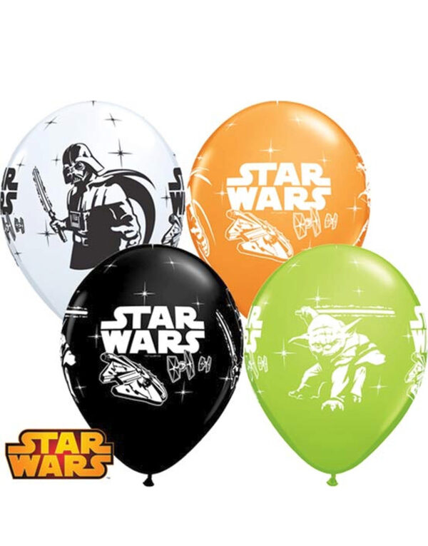 6 stk 30 cm Ballonger - Star Wars