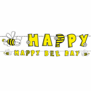 Happy Bee Day Banner 153 cm - Honningbie