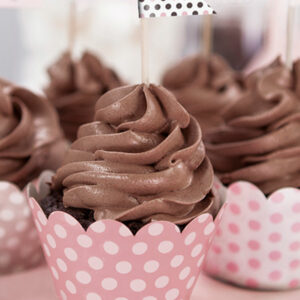 6 stk Cupcake/Muffinsomslag - Candyworld