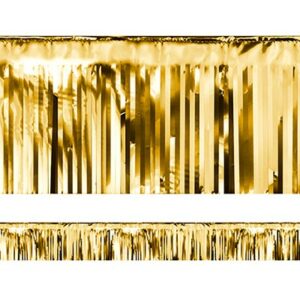 Gullfarget Metallisk Dekorkant/Bordskjørt 18x400 cm