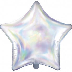 Iriserende Stjerneformet Folieballong 48 cm