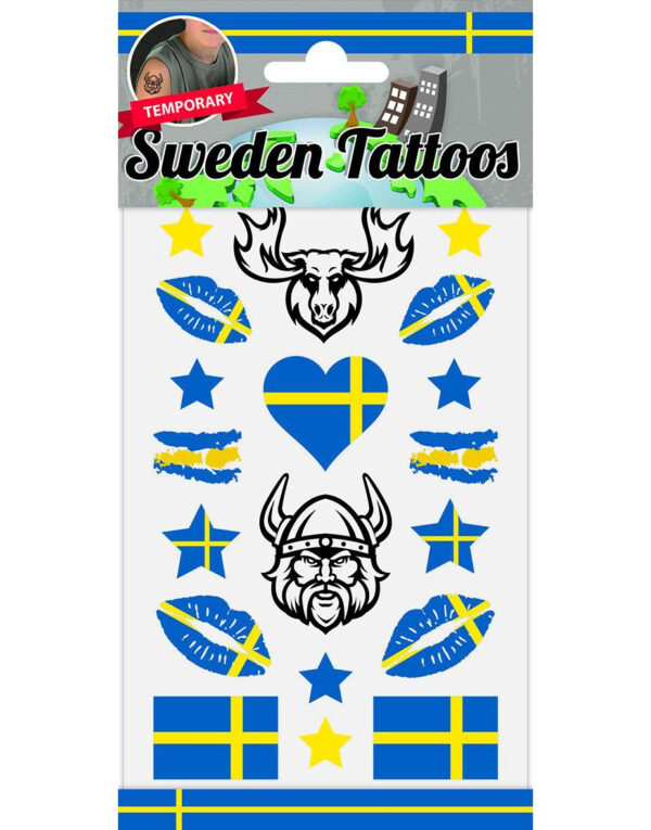 Sverige - Midlertidige Tatoveringer