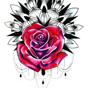 Mandala Rose (Fake Tattoo)