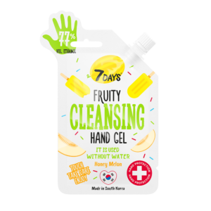 7DAYS Beauty Fruity Hand Cleansing Gel Honey Melon 25 ml