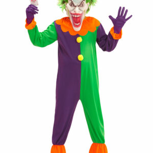 Evil Joker Inspirert Barnekostyme med Maske