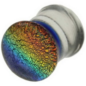 Pyrex Piercing Plugg - Glitter MultiColor