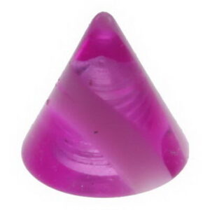 Marble Spike Purple - 3 mm Akrylkule til 1