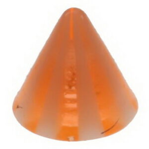 Stripete Spike Orange - 3 mm Akrylkule til 1