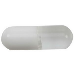 Pille Hvit - 5x15 mm Akrylkule til 1