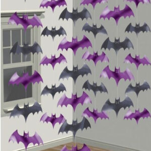 6 stk Scary Bats Hengende Dekorasjon 2