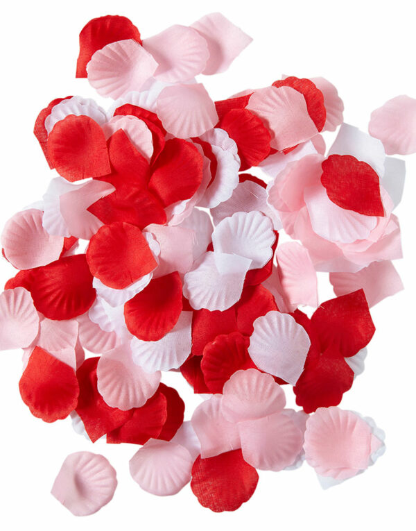 150 stk Roseblader i Hvit