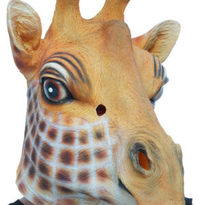 Heldekkende Giraff Latexmaske