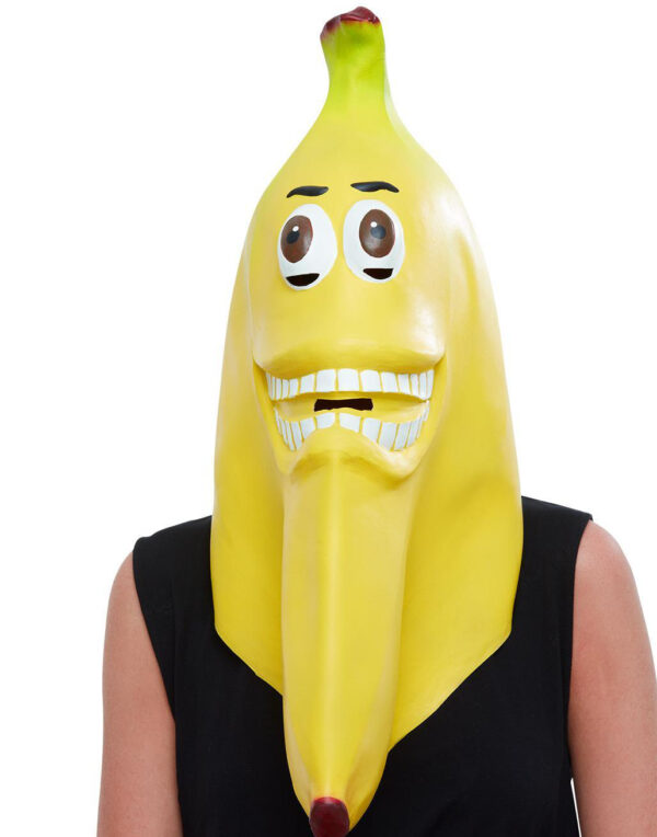 Heldekkende Banan Latexmaske