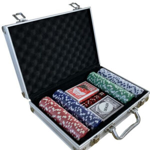 Texas Hold'em Poker Sett i Aluminiumskoffert