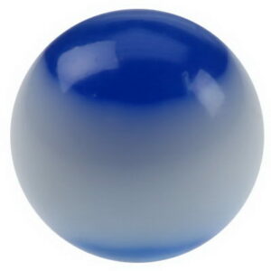 Blue and White - 5 mm Akrylkule til 1