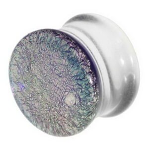 Pyrex Piercing Plugg - Glitter Rosaskjær
