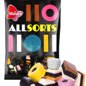 Malaco Liquorice Allsorts / Engelsk Lakris Konfekt 400 gram