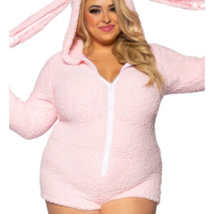 Cuddle Bunny - Myk Bodysuit med Hette