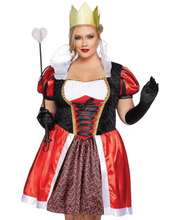 Wonderland Inspirert Queen of Hearts Kostyme