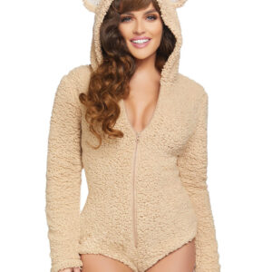 Cuddle Bear - Myk Bodysuit med Hette