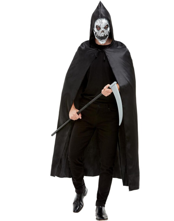 Grim Reaper Kostymesett med Kappe