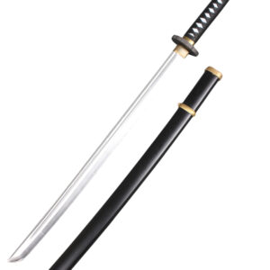 Svart Katana med Slire 101 cm - Cosplaysverd