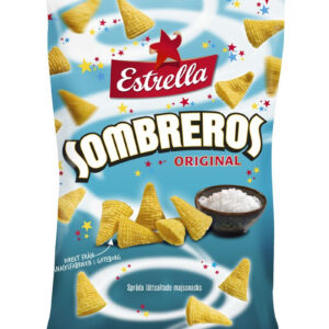 Estrella Sombreros Original med Salt 125 gram