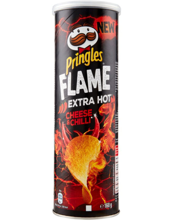 Pringles Sizzl'n Cheese and Chilli (Extra Hot) 200g LIMITED EDITION