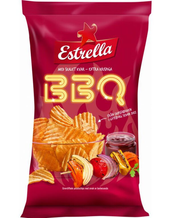 Estrella Riflet Potetgull med BBQ Smak 175 gram