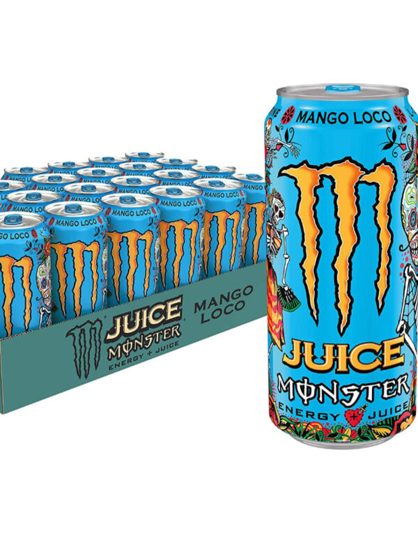 24 stk Monster Mango Loco 500 ml Energidrikk - Helt Brett