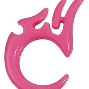 Rosa Dragon Claw Expander Ørepiercing i Akryl 3 mm