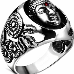Buddhist Religious - Ring i Kirurgisk Stål